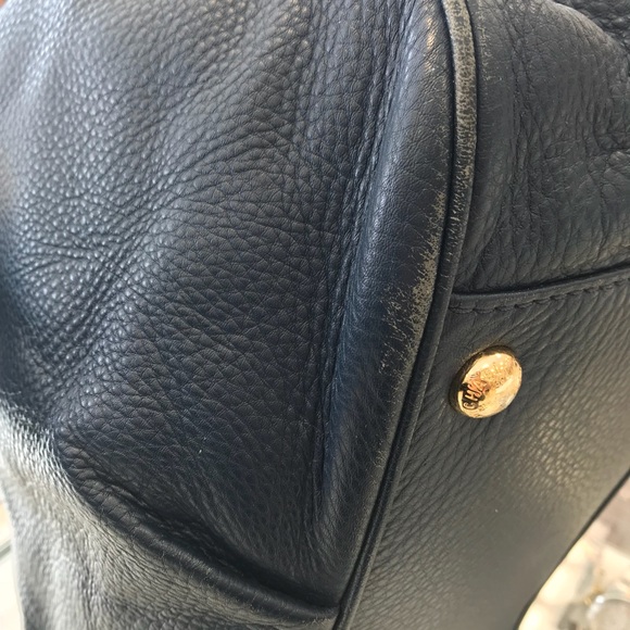 Michael Kors navy Fulton satchel - Picture 4 of 4